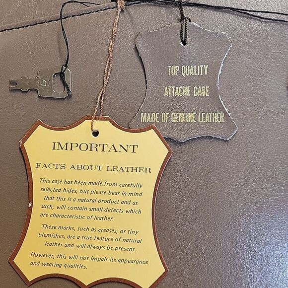 Leed's Finest Leather Two In One Portfolio Business Case NIB - Picture 9 of 10